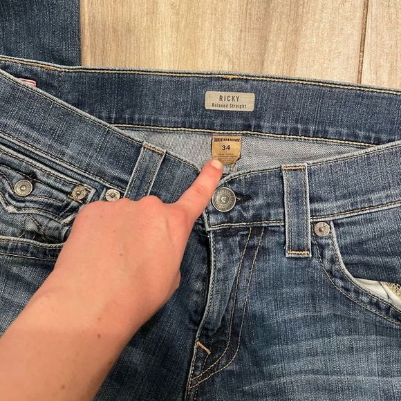 True Religion mens Ricky Straight jeans - Picture 2 of 6